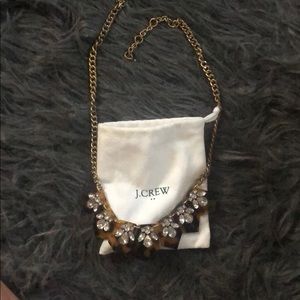 J crew tortoiseshell necklace